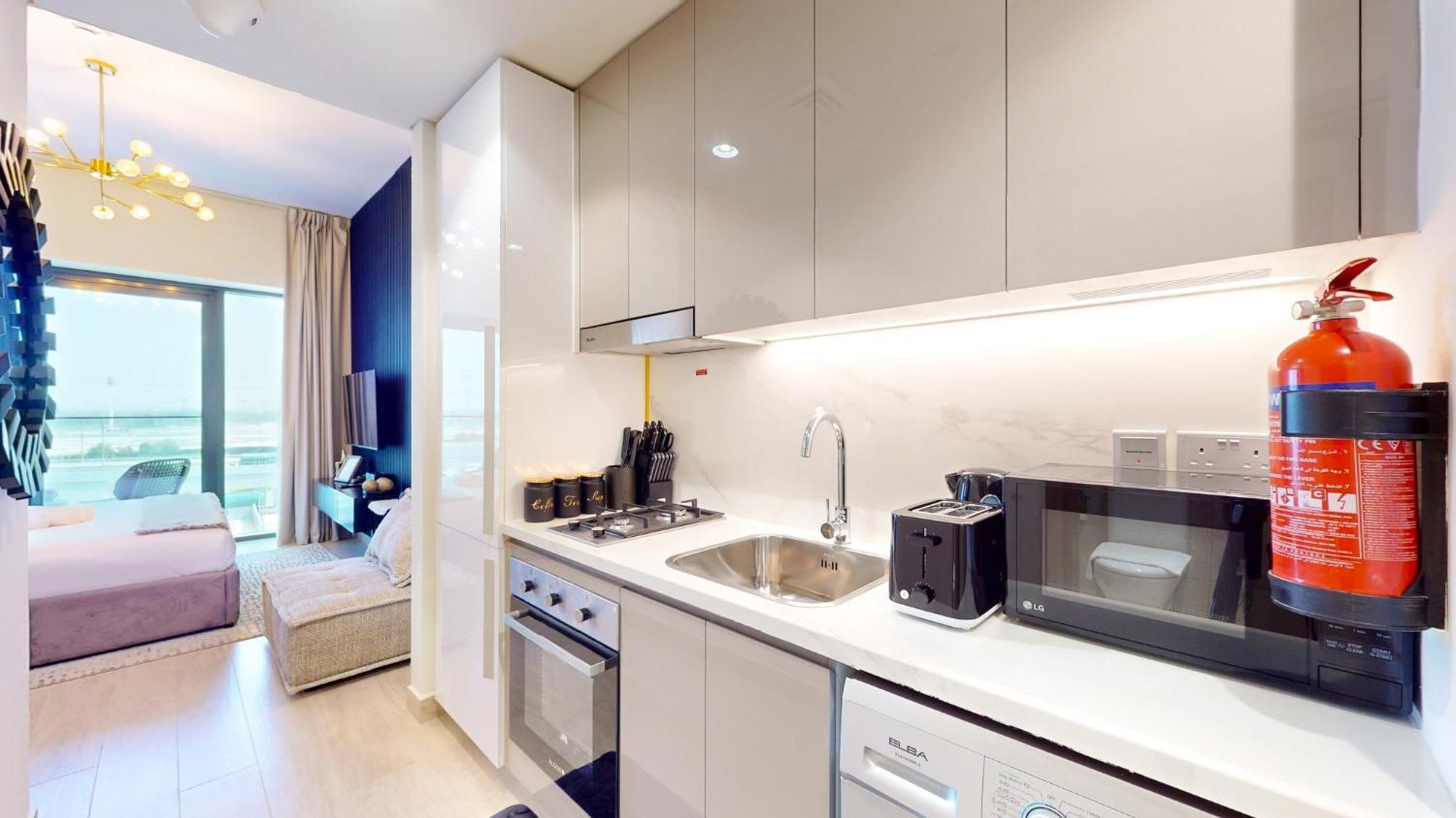 Azizi Riviera 44 - Stunning Studio Apartman Dubaj Kültér fotó